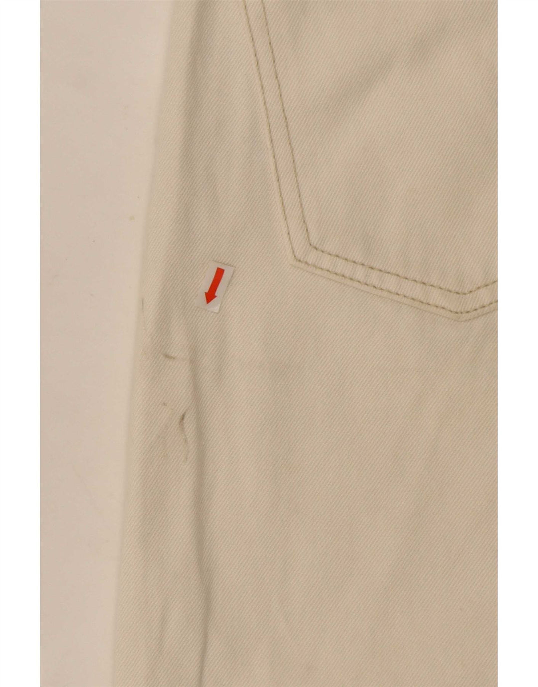 Zara Jean droit femme EU 40 Medium W30 L27 coton blanc