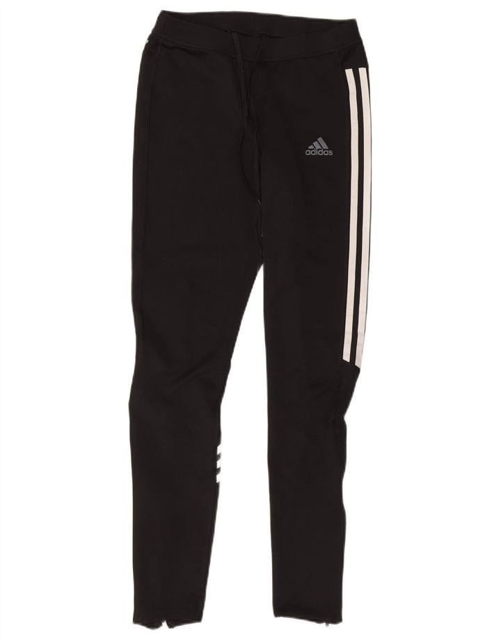 Adidas Femmes Aeroready Leggings UK 12 Moyen Noir Polyester