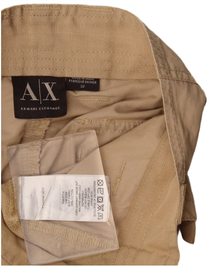 ARMANI EXCHANGE Short Cargo Homme W32 Coton Beige Moyen