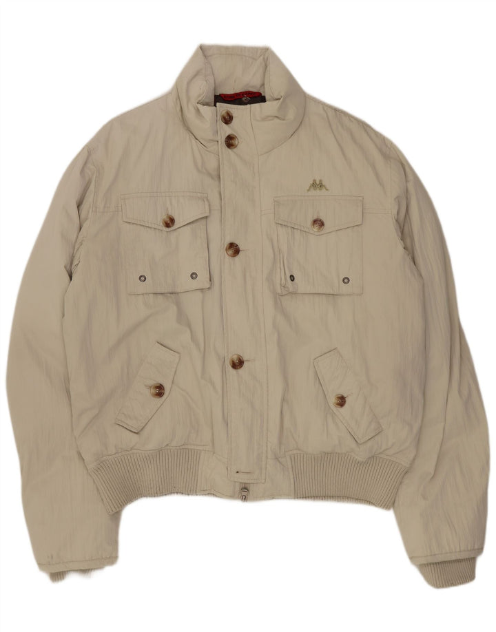 Kappa Veste matelassée homme UK 42 XL Beige Polyester
