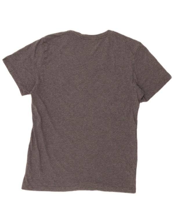 Nike Hommes Dri Fit Graphic T-Shirt Haut Petit Gris Coton