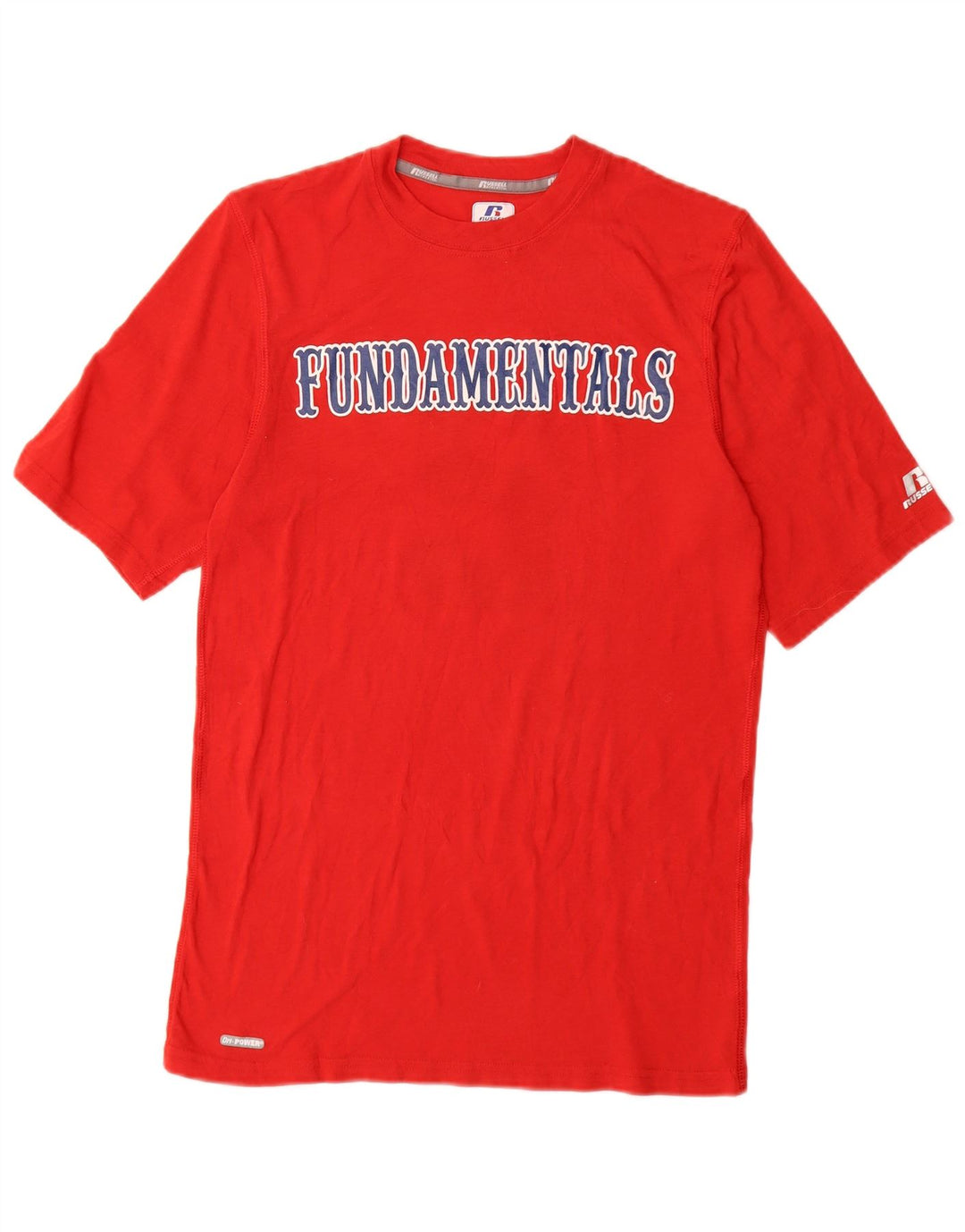 RUSSELL ATHLETIC T-Shirt Graphique Homme Petit Rouge Polyester
