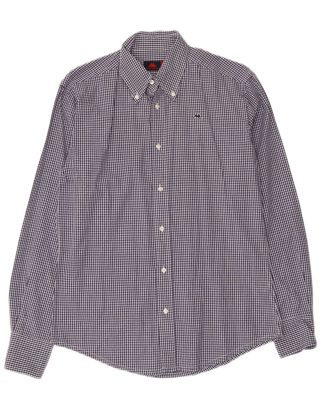 Kappa Chemise Homme Bleu Moyen Vichy Coton
