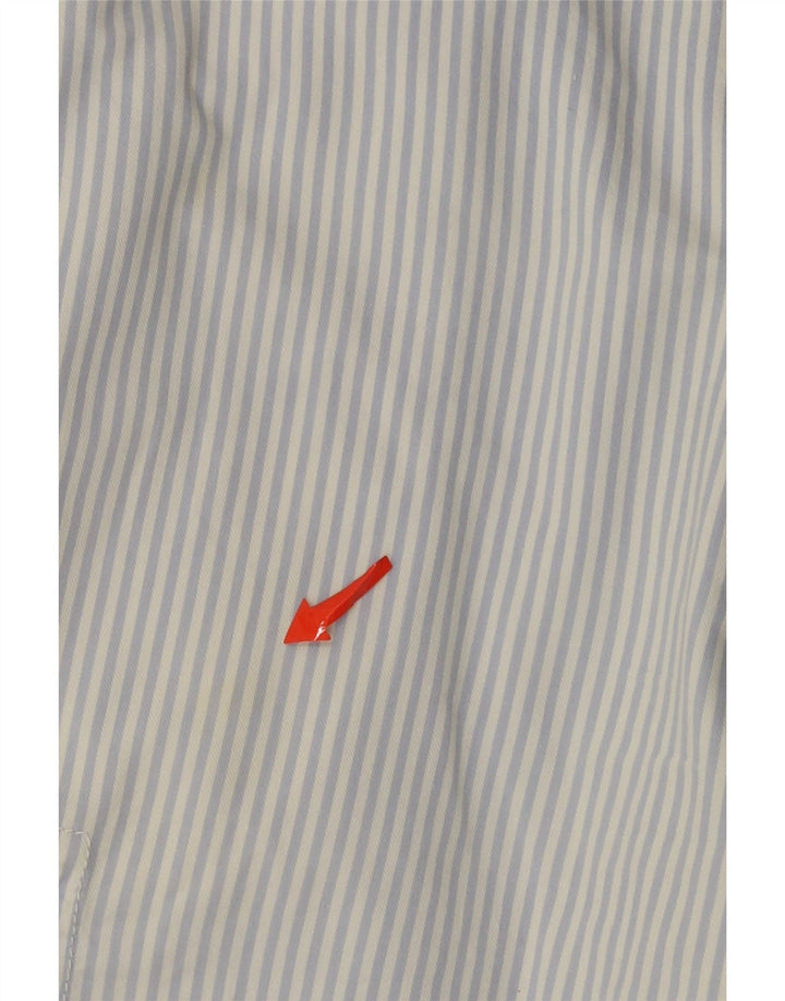 YUKO Short cargo pour homme IT 50 Large W36 en coton bleu à fines rayures