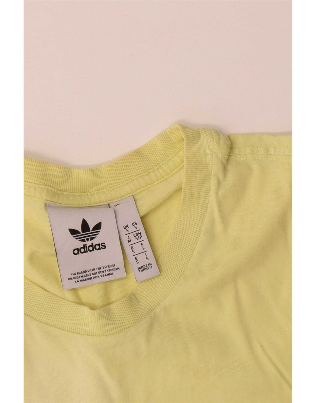 Adidas T-Shirt Homme Haut Petit Jaune