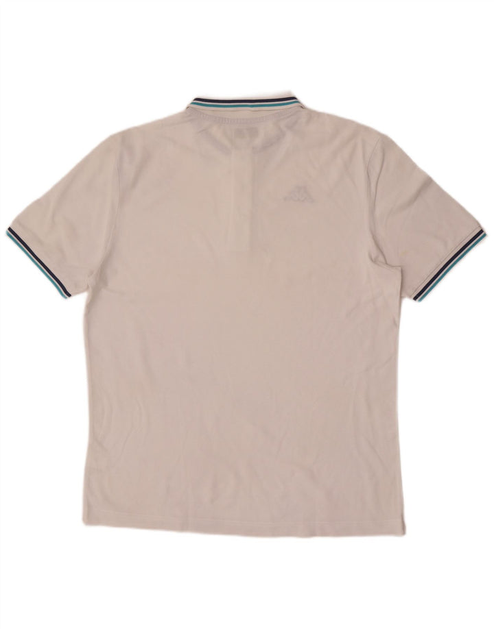 Kappa Polo Homme XL Blanc