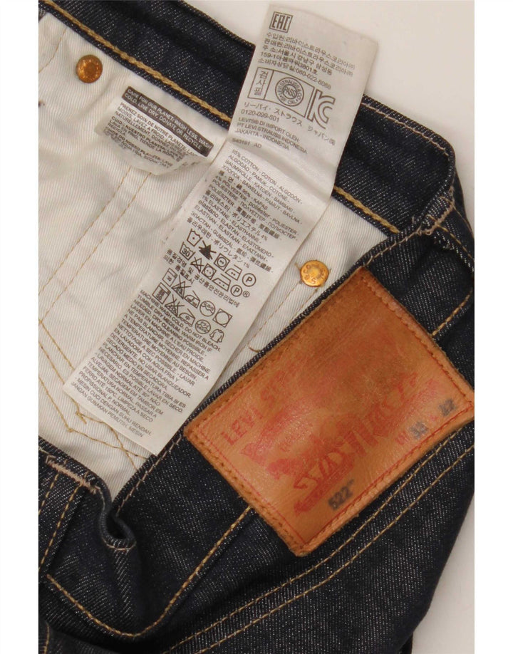 Levi's Jean 522 Straight Homme Bleu Marine W32 L32 Coton