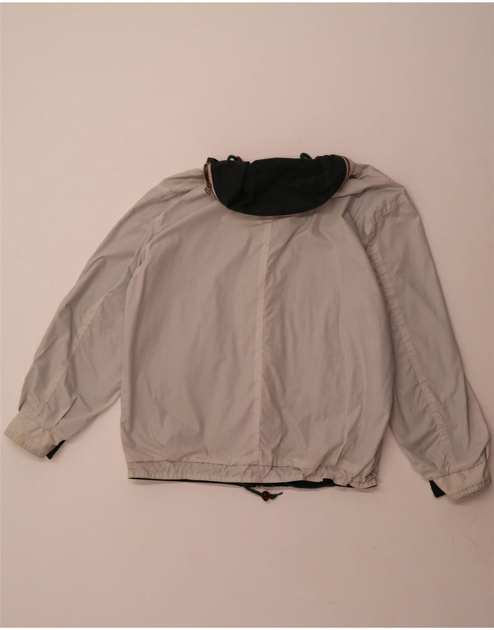 Starring Veste réversible à capuche coupe ample pour homme UK 38 en coton beige moyen