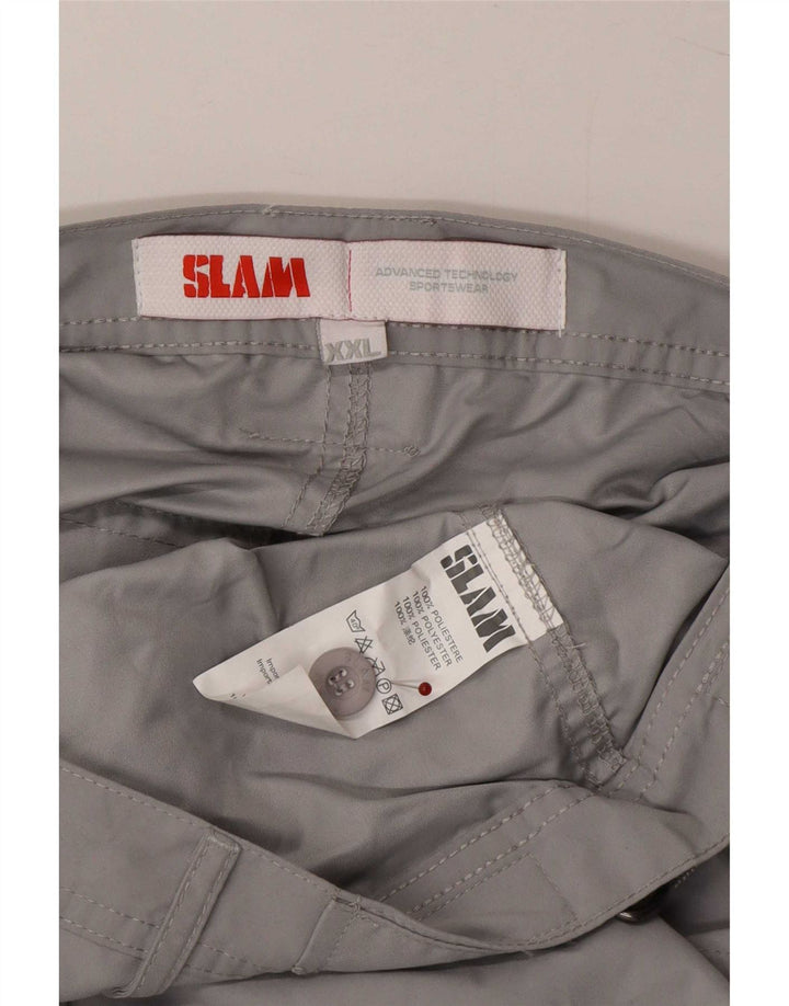 Slam Short Cargo Homme 2XL W40 Gris Polyester