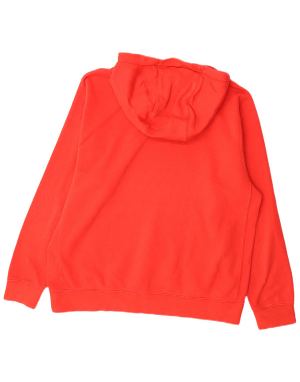 Nike Pull à capuche pour homme en coton rouge Large