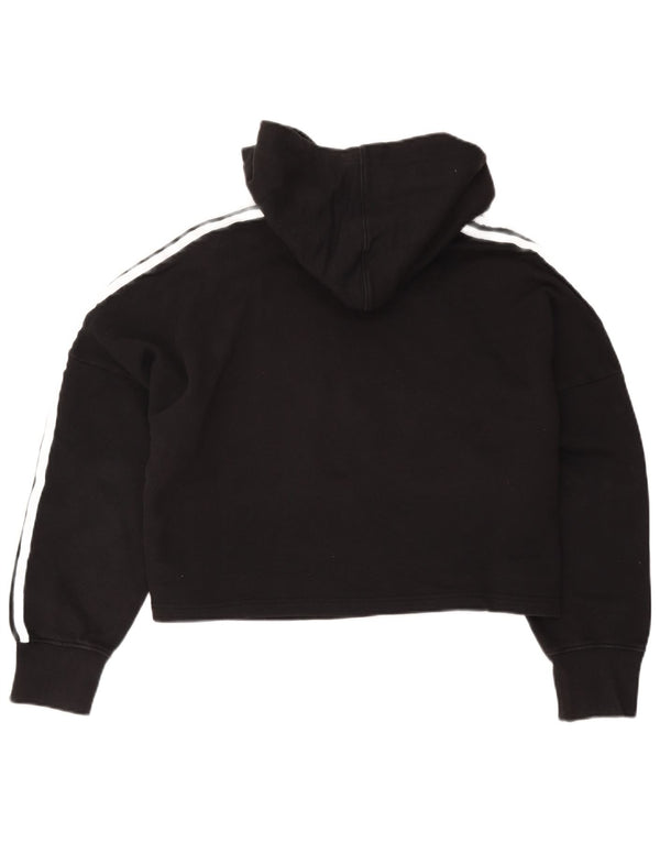 Adidas Pull à capuche surdimensionné pour femme UK 20/22 XL Coton noir