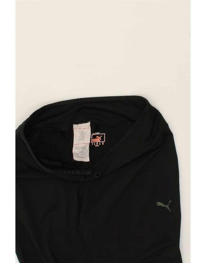 PUMA Womens Capri Tracksuit Trousers UK 8 Small  Black Polyester Vintage Puma and Second-Hand Puma from Messina Hembry 