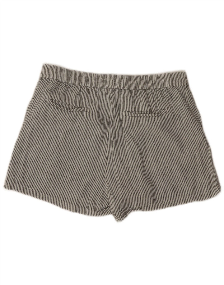 J. Crew Short Chino Femme Petit W30 Lin Gris à Fines Rayures