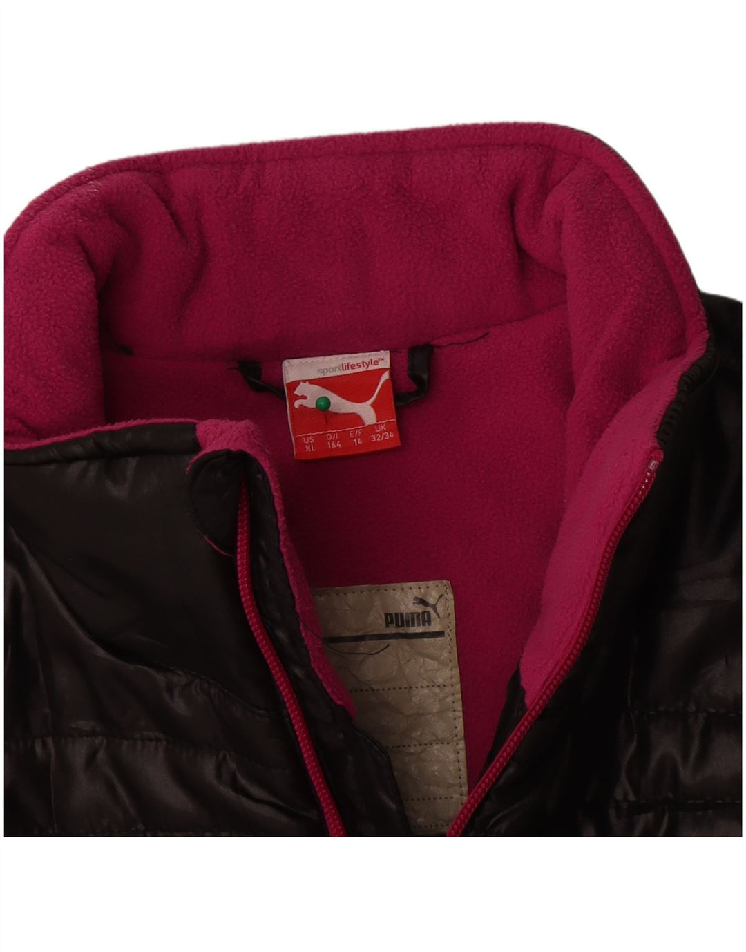 Puma Gilet rembourré fille 13-14 ans Noir Polyester