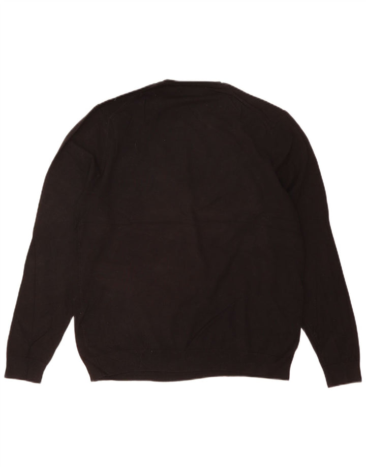 Zara Pull ras du cou pour homme XL Noir