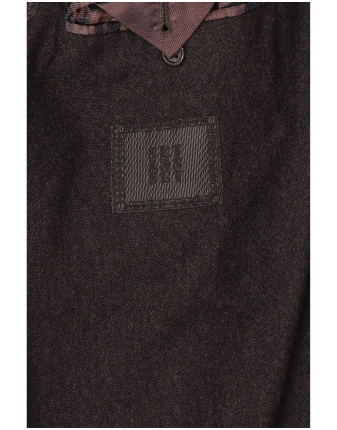 vintage Mens Overcoat UK 44 2XL Gris