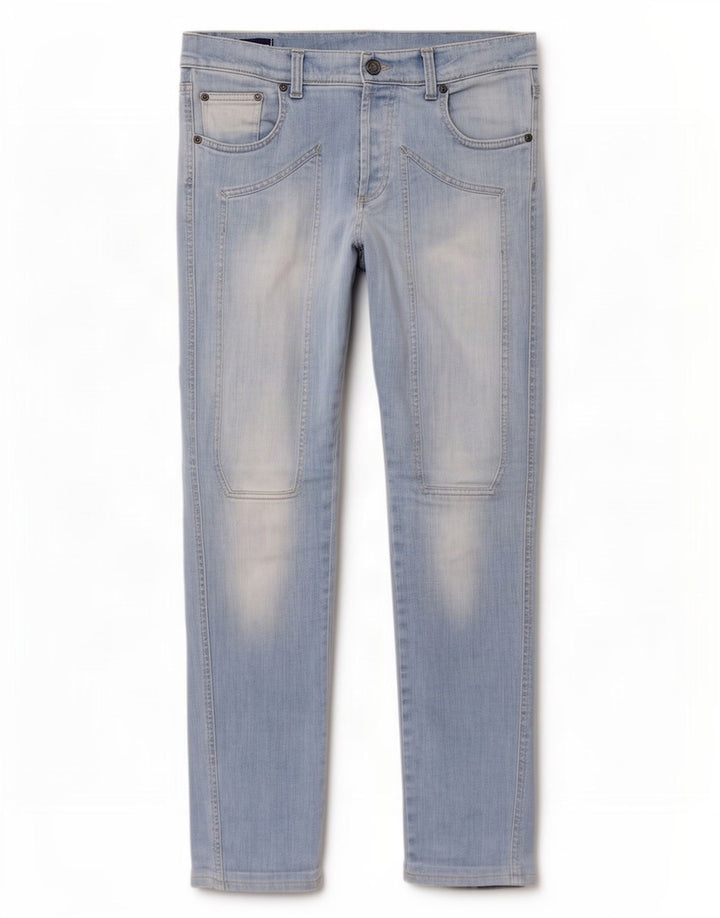Jeckerson Jean Slim Homme W36 L30 Bleu Coton