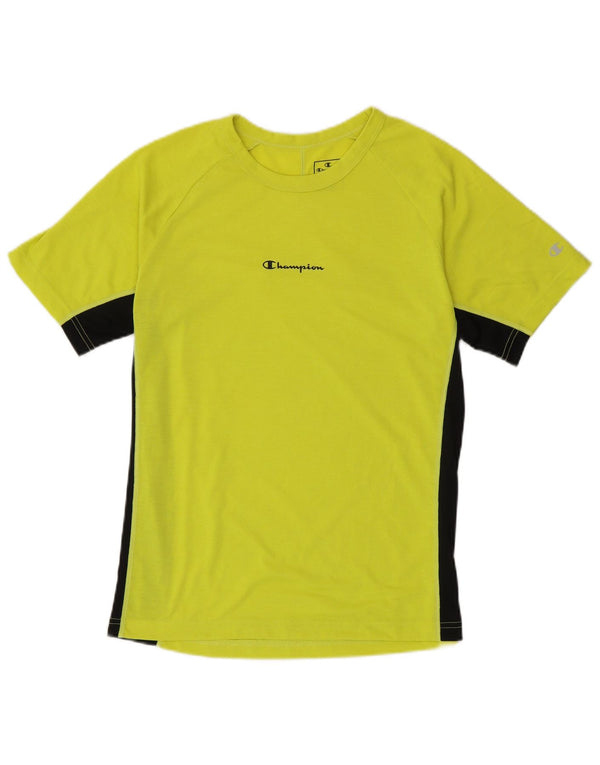 Champion T-Shirt Homme Vert Moyen Colourblock