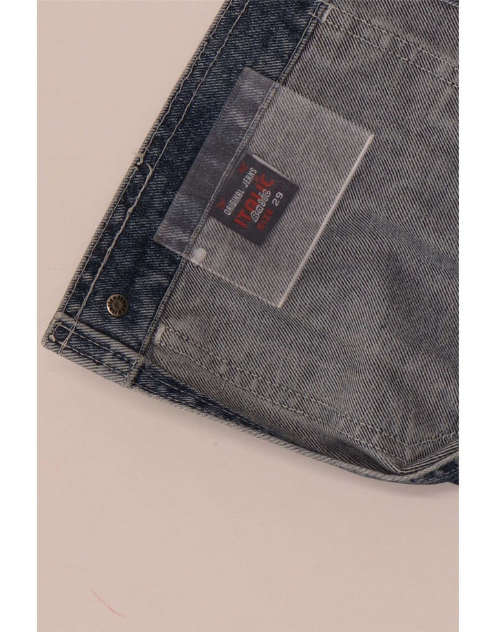 vintage Femme Dungarees Jeans W29 L33 Coton Bleu