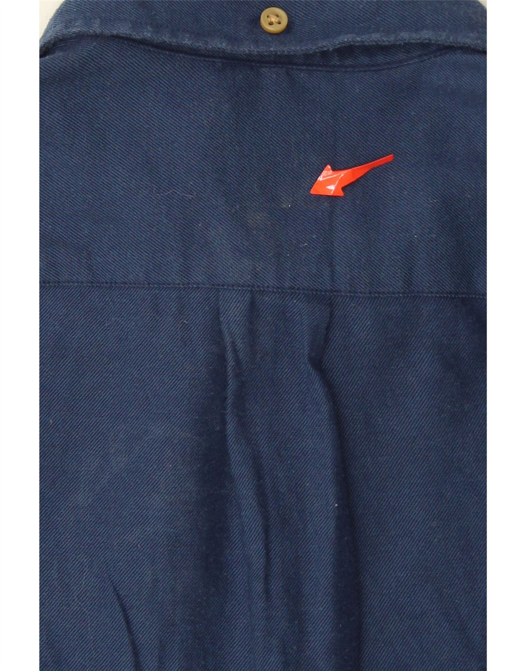J. CREW Mens Flannel Shirt XS Navy Blue Cotton Vintage J. Crew and Second-Hand J. Crew from Messina Hembry 