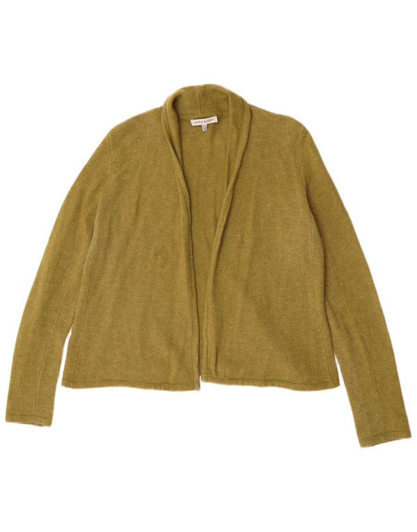 Laura Ashley Pull cardigan ouvert pour femme UK 14 Large Vert