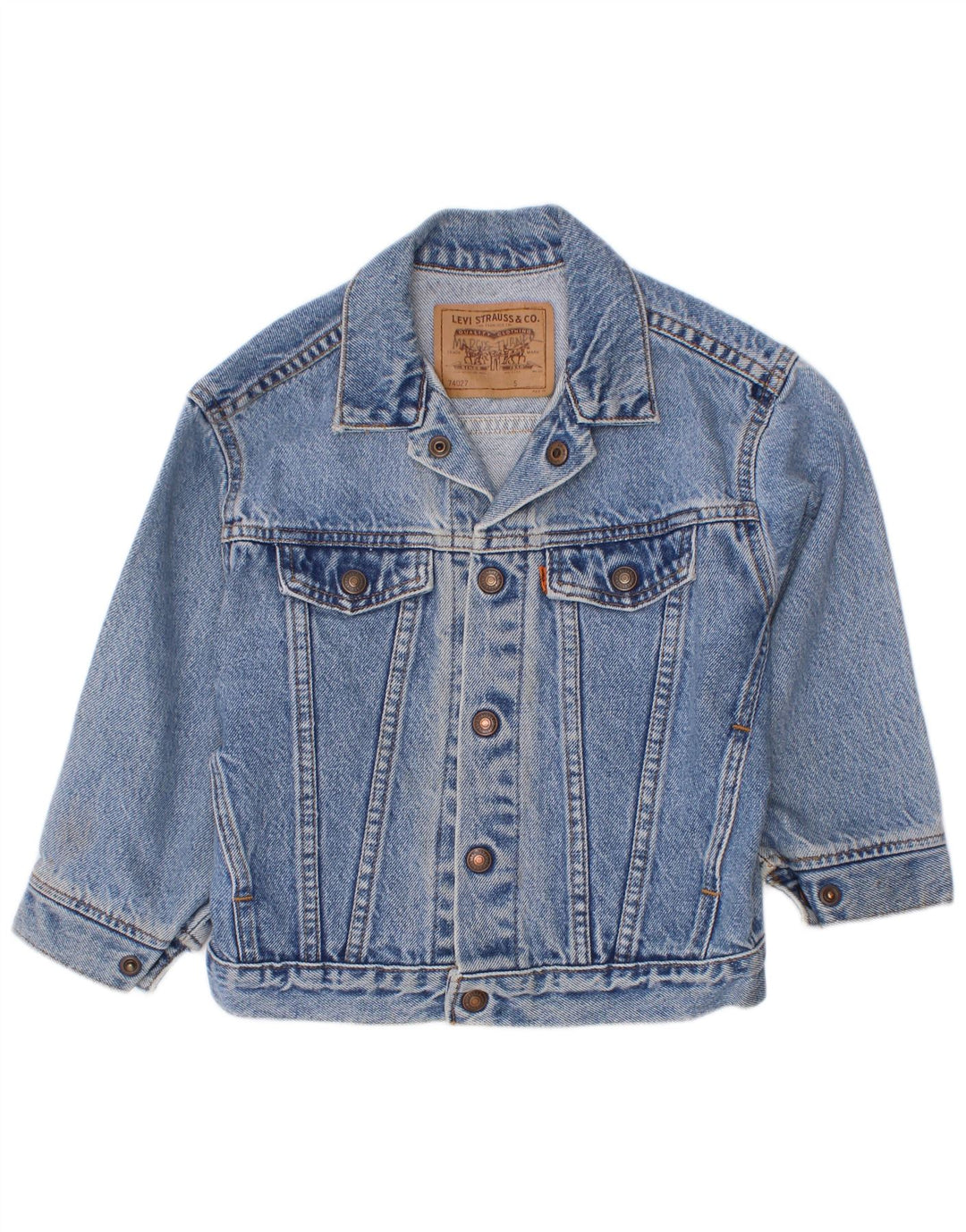 Levi's Veste en Jean Garçon 4-5 Ans Bleu