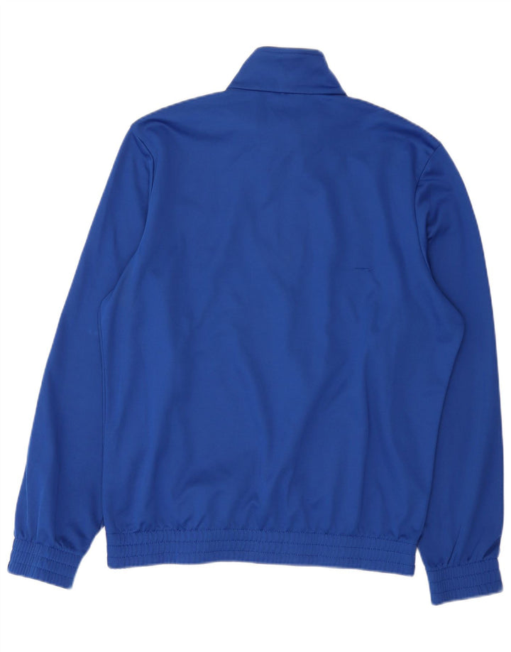 Lotto Sweat-Shirt Graphique Col Zippé Homme Bleu Moyen Polyester