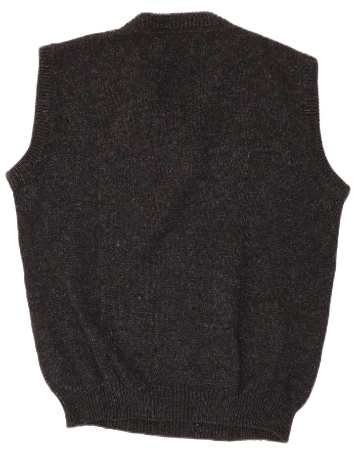 Sport Ice Débardeur Iceberg Homme Gris Moyen Laine Vierge Mouchetée