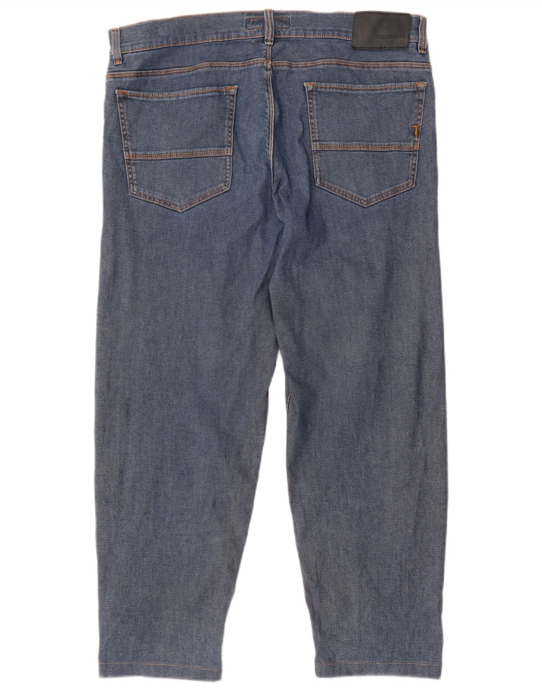 Trussardi Jean Droit IT 52 XL W38 L28 Bleu Homme