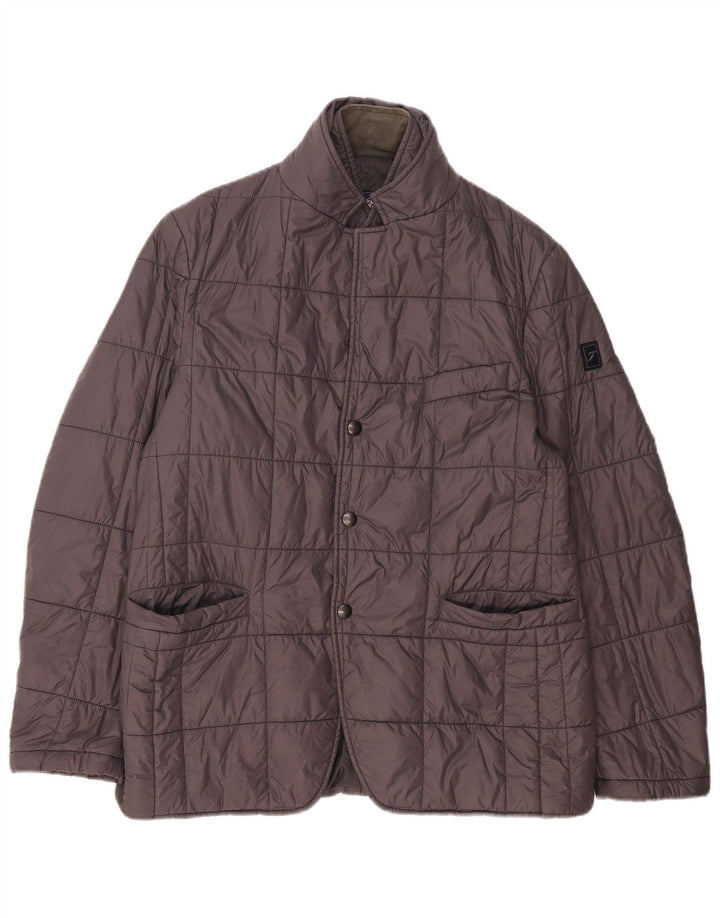 Fay Veste matelassée pour homme UK 40 Large Gris Polyamide