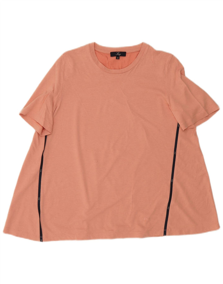 FAY T-Shirt Femme UK 14 Orange Moyen