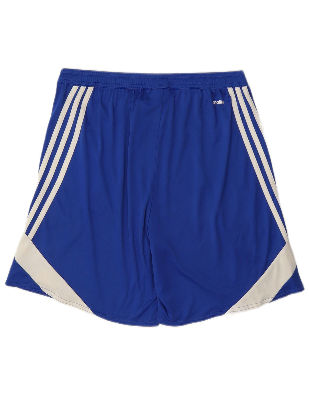 Adidas Short de Sport Climalite Homme Bleu Moyen Polyester Colorblock