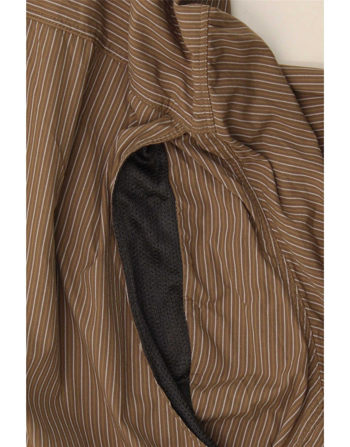 The North Face Chemise Homme Large Marron Pinstripe Nylon