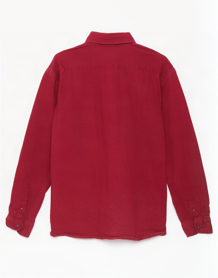 Wrangler Chemise Homme XL Coton Bordeaux