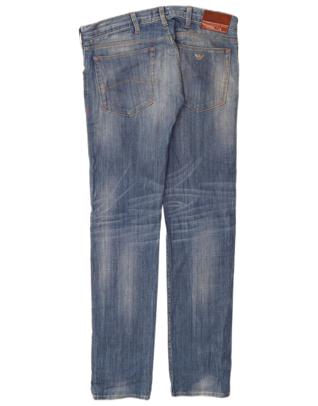 ARMANI Jean Slim Femme W32 L34 Bleu Coton