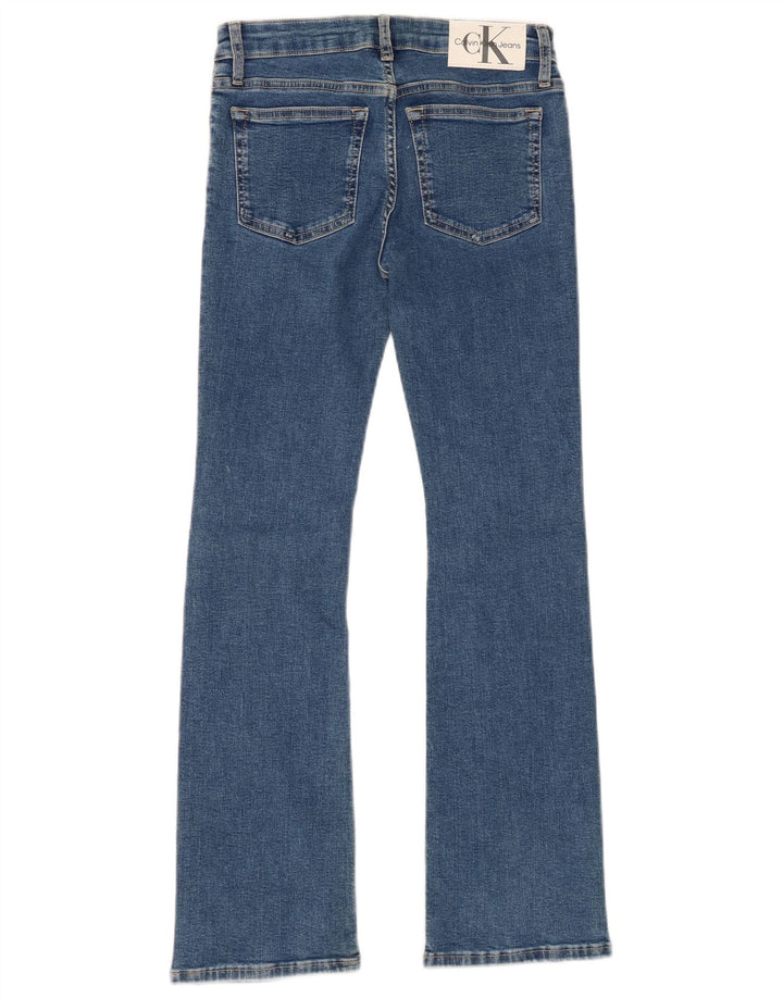 CALVIN KLEIN Jean Bootcut Fille 11-12 ans W26 L28 Bleu Coton
