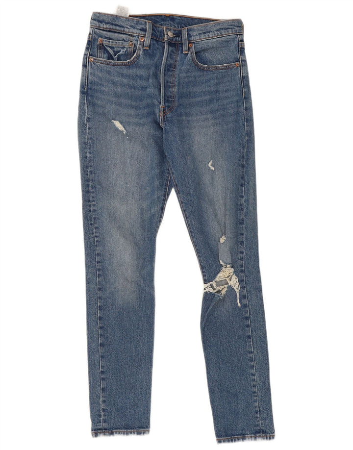 Levi's Jean Slim 501 Femme Bleu W27 L30 Coton
