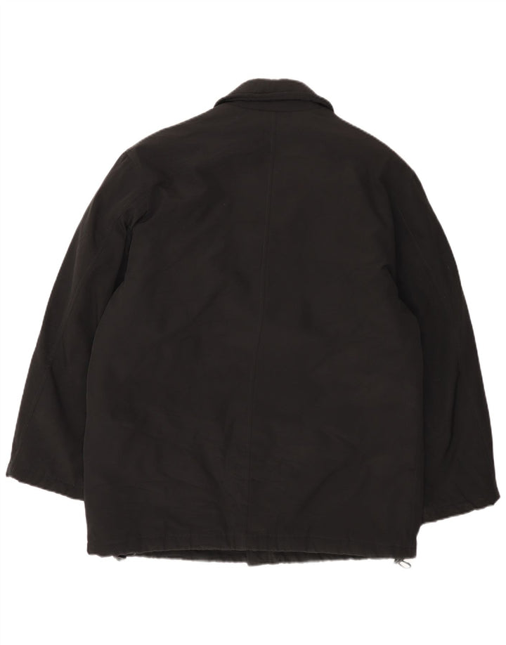 Blue Side Veste utilitaire coupe ample pour homme UK 36 Petit polyester noir