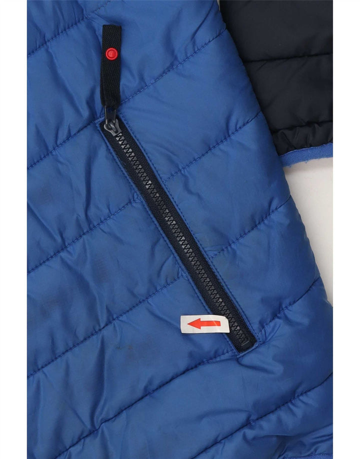 Jack Wolfskin Veste matelassée à capuche garçon 13-14 ans Bleu Polyester