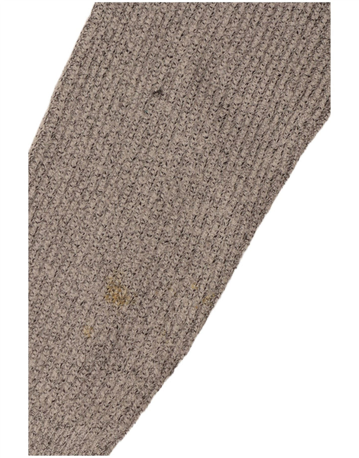 Marks & Spencer Pull Col Bateau Homme Gris Moyen Moucheté Polyamide