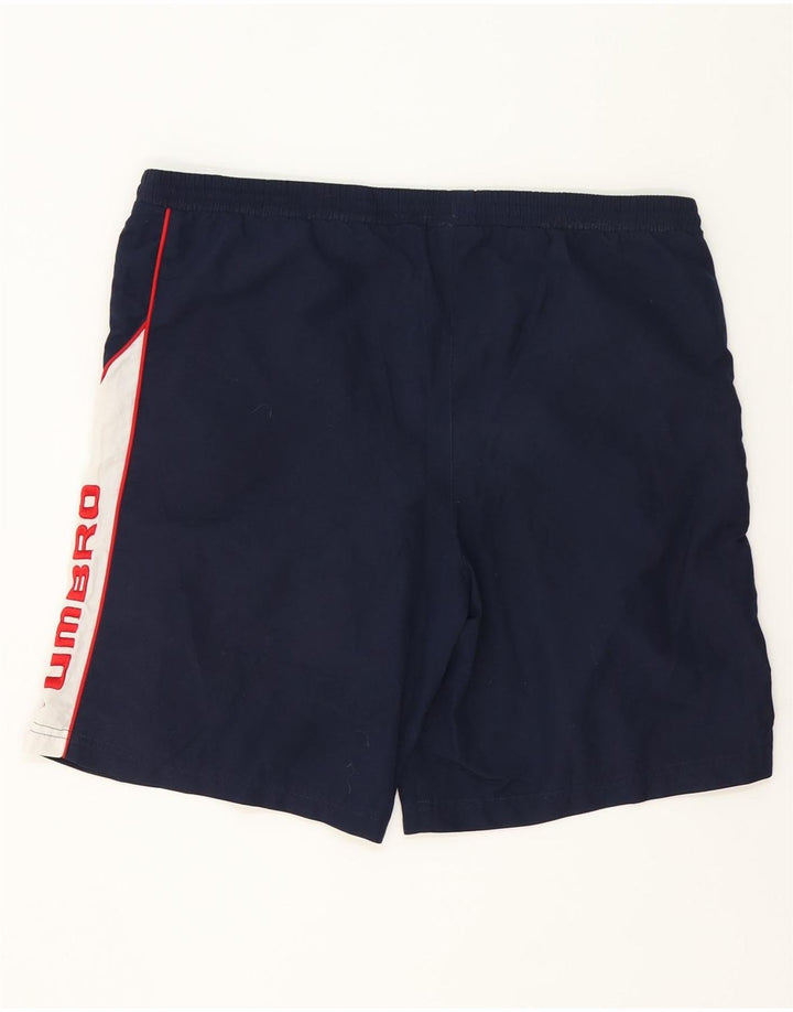UMBRO Short de Bain Graphique Homme Bleu Marine Moyen Polyester Colorblock