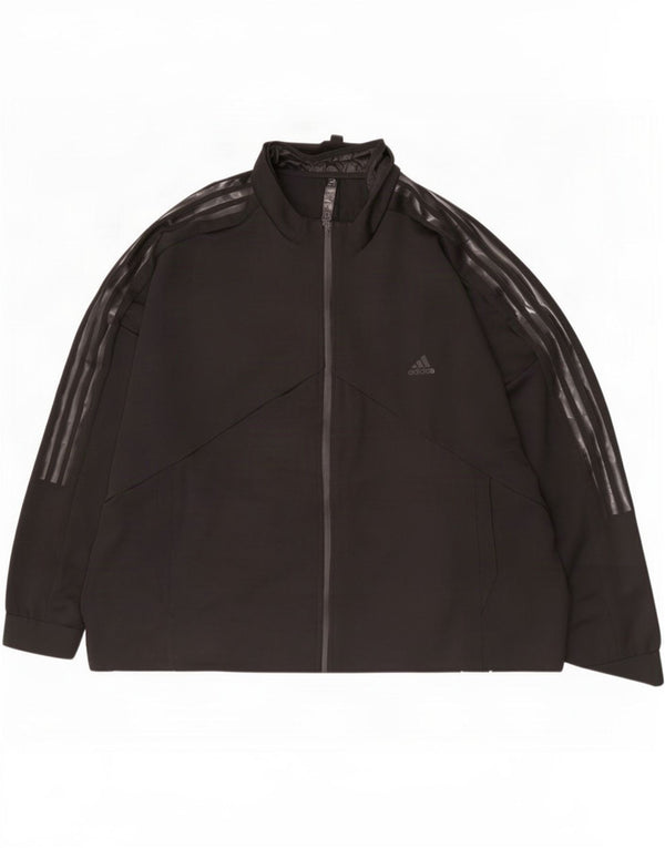 Adidas Veste de survêtement graphique pour homme 2XL Noir Polyester