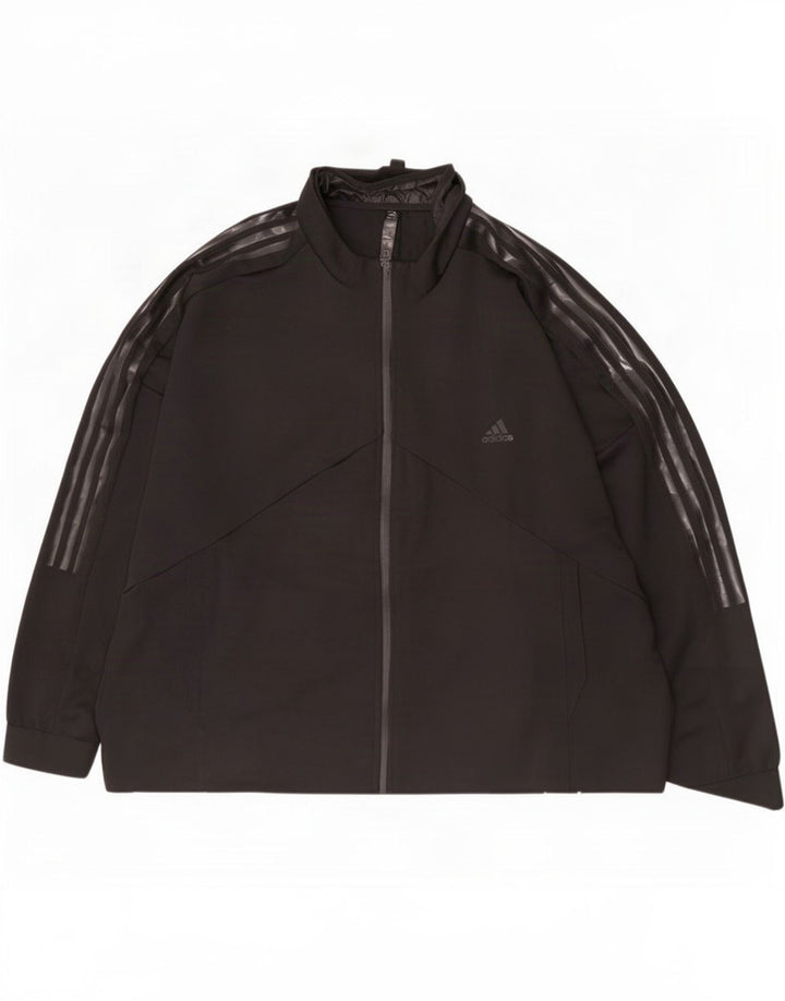 Adidas Veste de survêtement graphique pour homme 2XL Noir Polyester