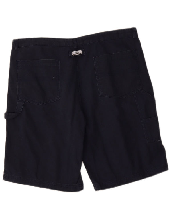 FILA Short Cargo Homme IT 52 XL W36 Bleu Marine Coton