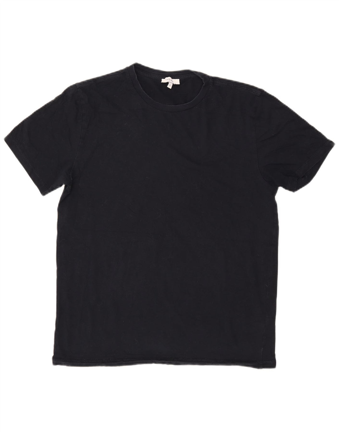 REISS T-Shirt Femme Top UK 16 Large Bleu Marine Coton