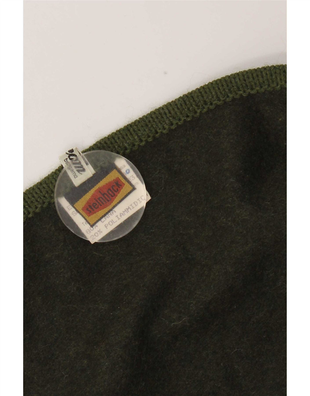 Steinbock Manteau Cape Femme EU 40 Laine Vert Moyen
