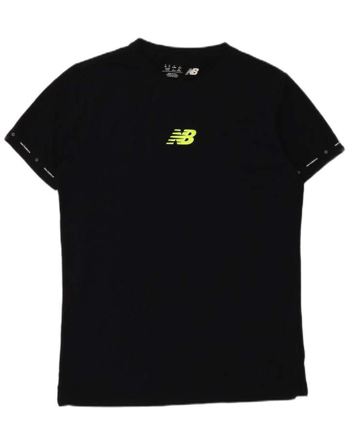 New Balance T-Shirt Graphique Homme Noir Moyen Coton