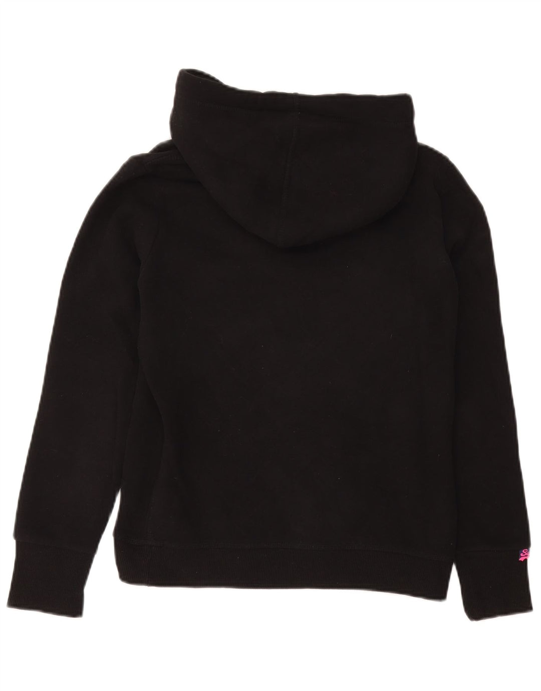 Superdry Pull à capuche graphique Hornets pour hommes UK 10 petit coton noir