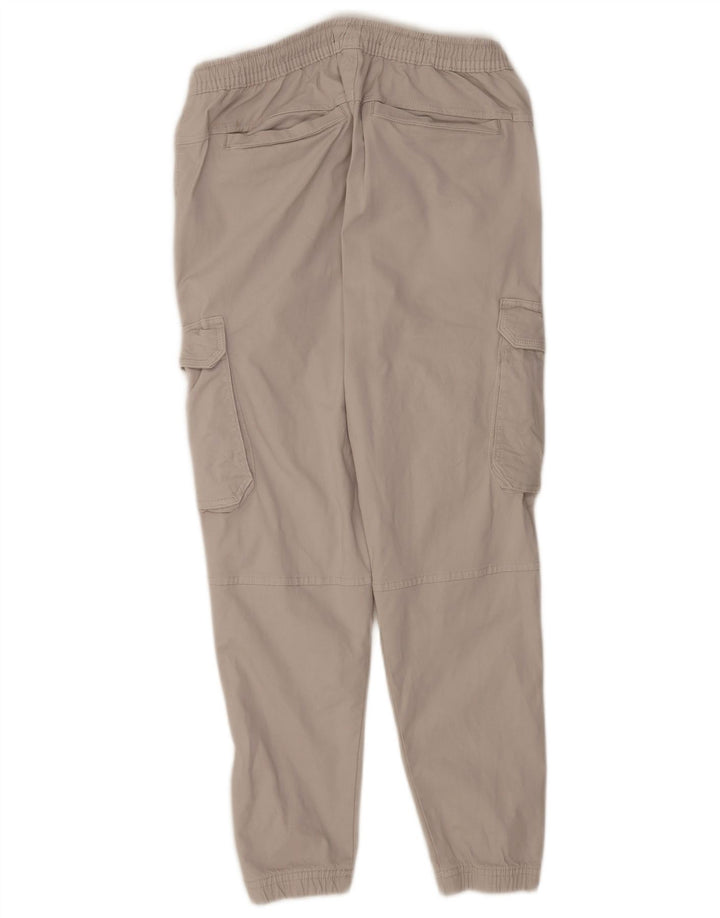 Zara Pantalon Cargo Joggers Homme Moyen W31 L28 Gris Coton