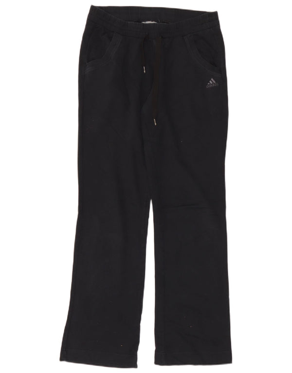 Adidas Pantalon de survêtement pour femme UK 10 Small Noir Coton